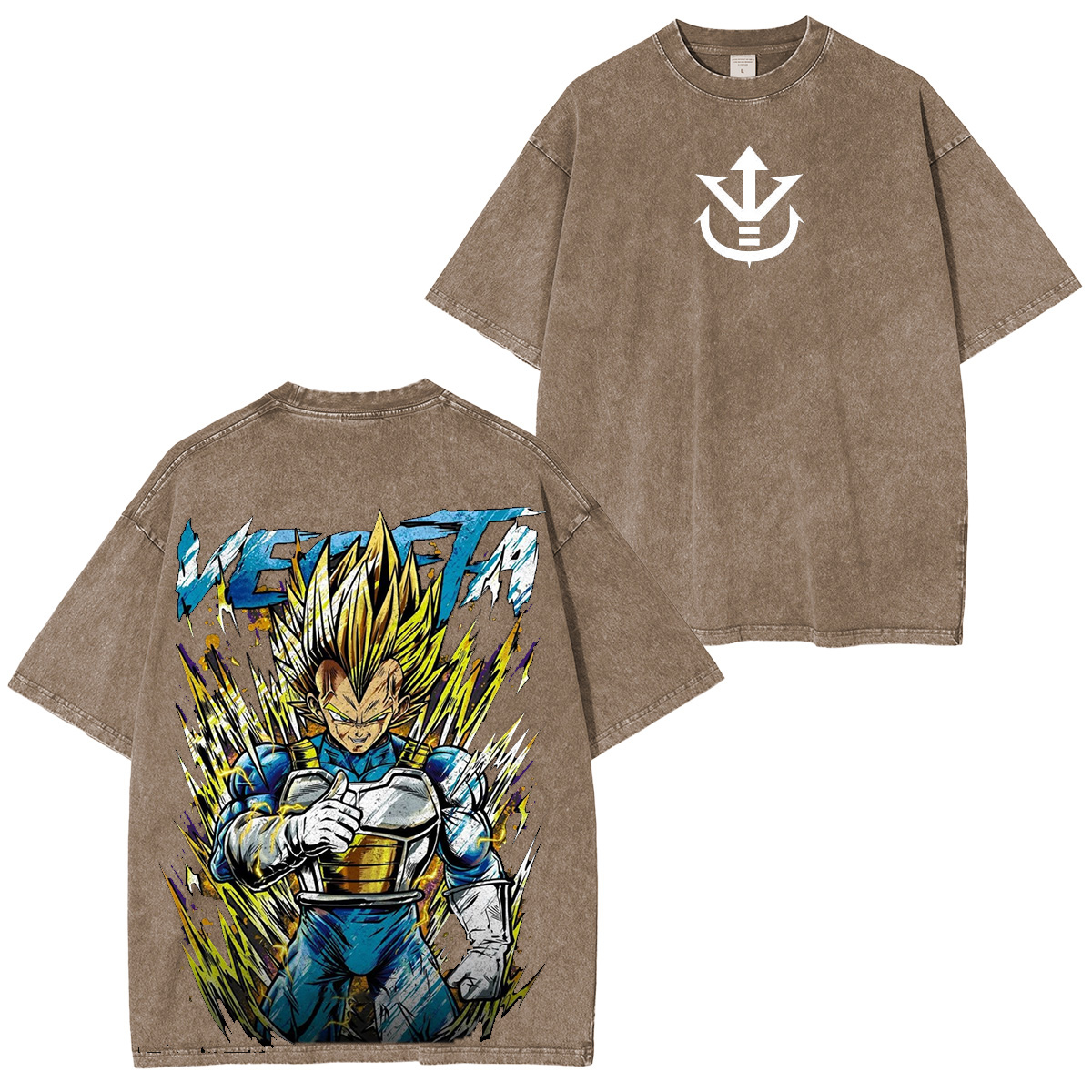 princevegeta :Vegeta Vintage washed T-shirt/Crewneck/Hoodie