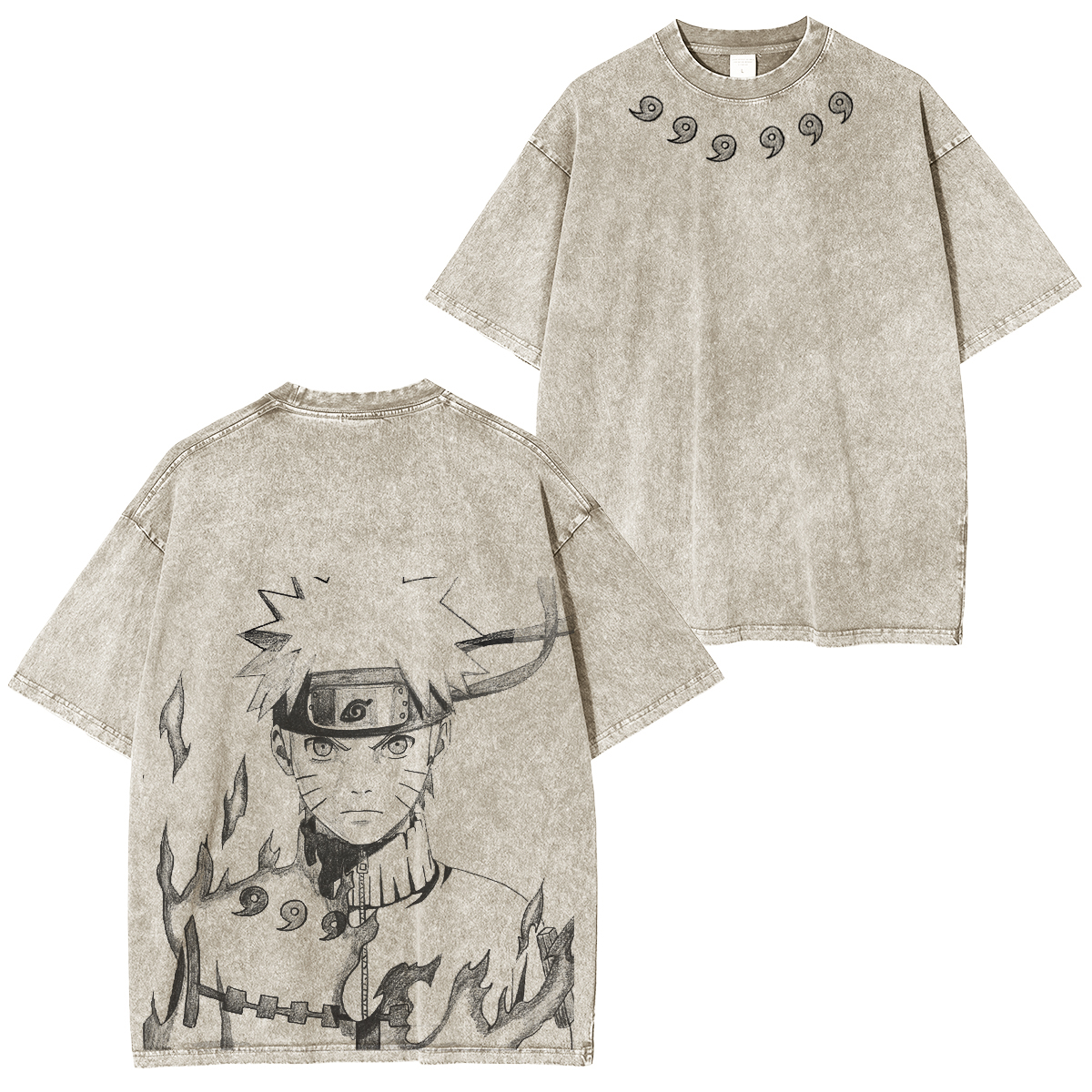 naruto Vintage washed T-shirt/Crewneck/Hoodie