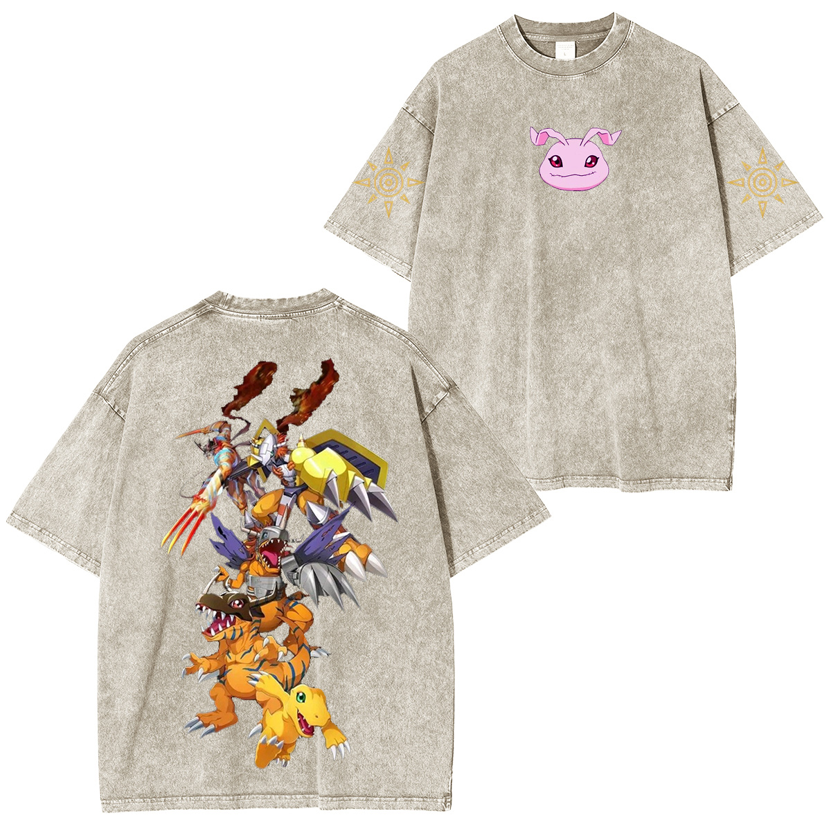 Digimon Vintage washed T-shirt/Crewneck/Hoodie