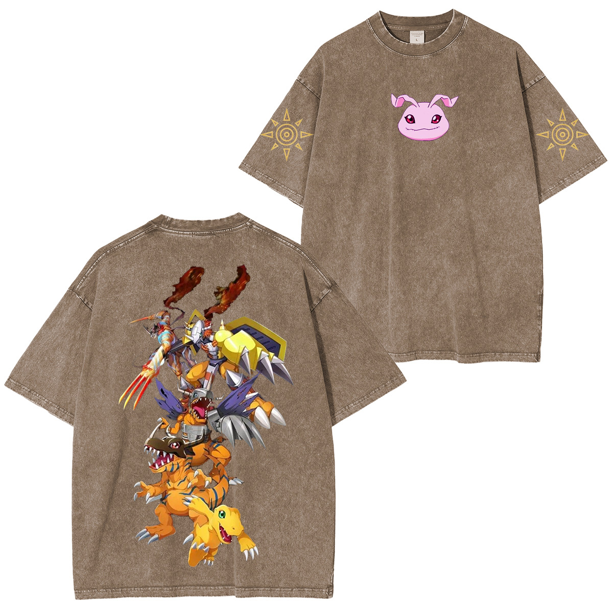 Digimon Vintage washed T-shirt/Crewneck/Hoodie