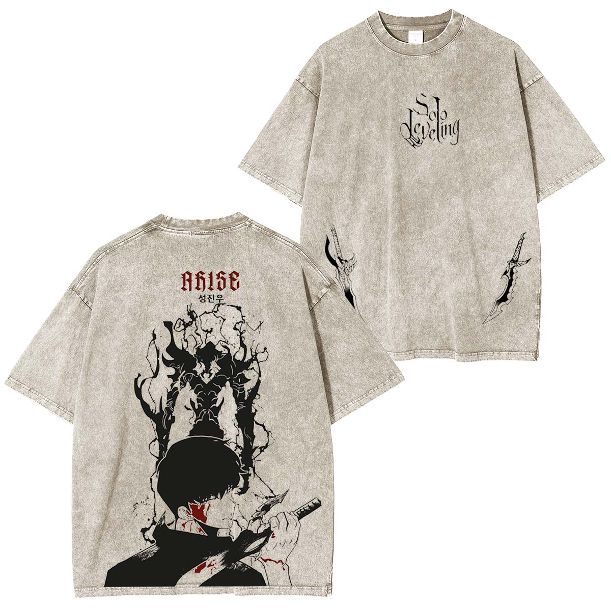 Solo Leveling Sung Jinwoo Anime T-Shirt