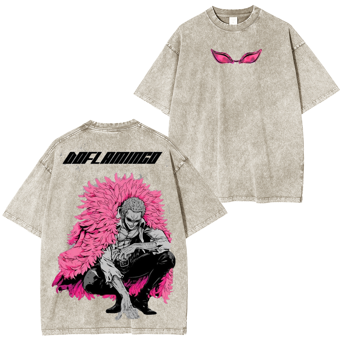 Donquixote Doflamingo:One Piece Rule your world in true Doffy style  Vintage Washed Unisex T-Shirt