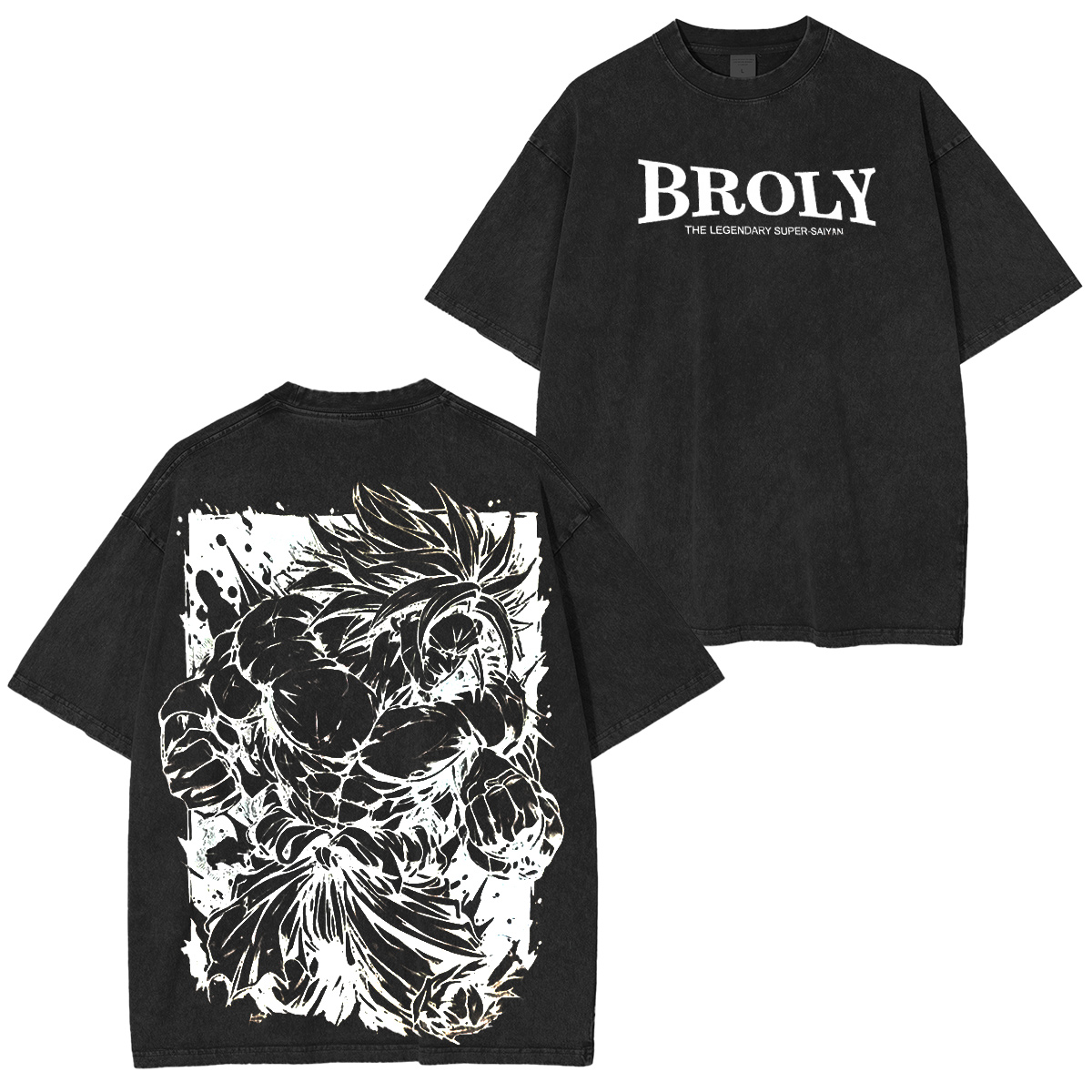 DRAGON BALL： Broli Vintage washed T-shirt/Crewneck/Hoodie