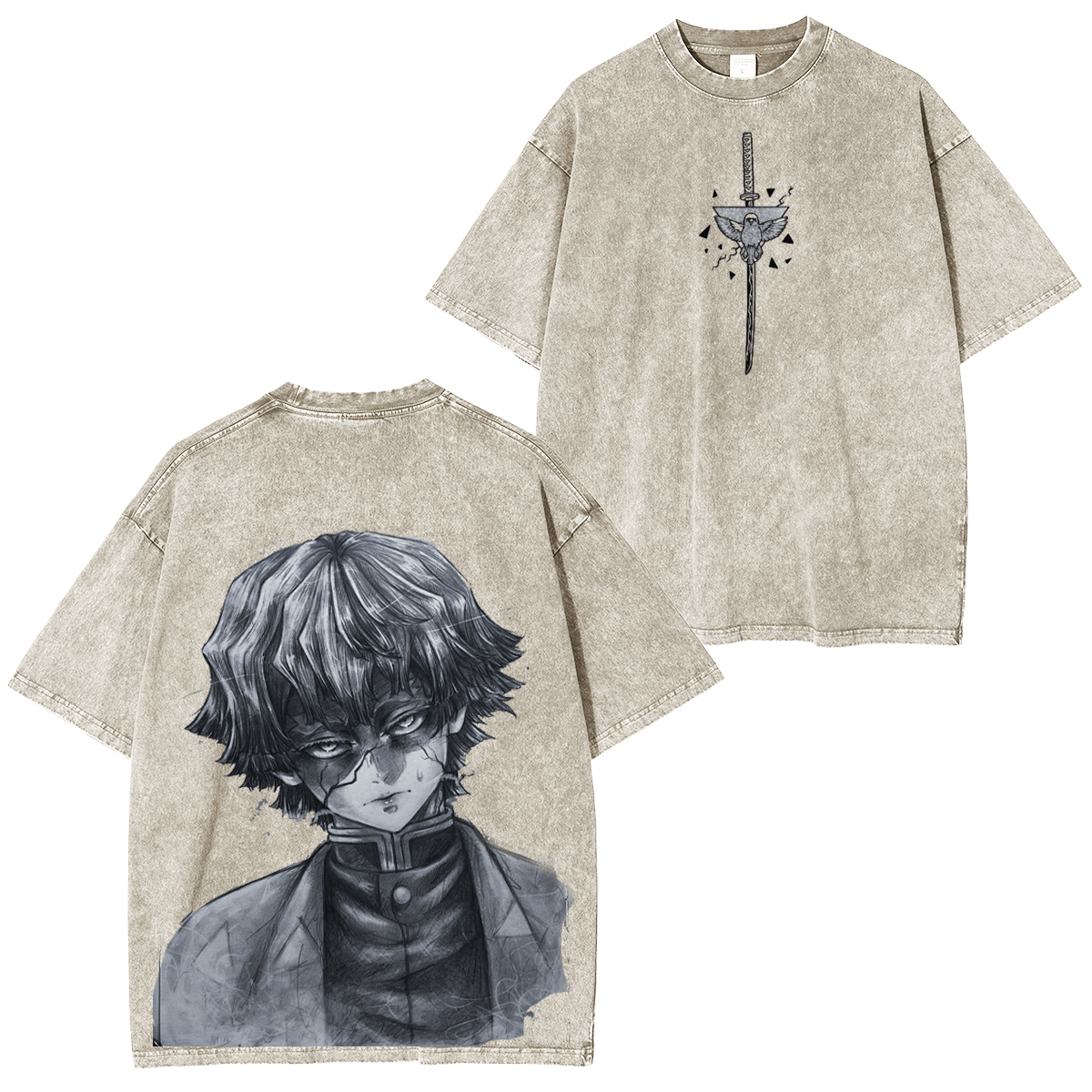 Jujutsu Kaisen :Ryomen Sukuna Vintage washed T-shirt/Crewneck/Hoodie