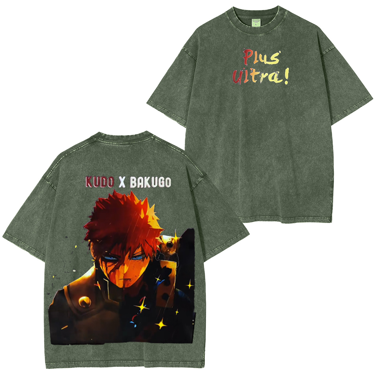 My Hero Academia Vintage Washed T-shirt/Crewneck/Hoodie