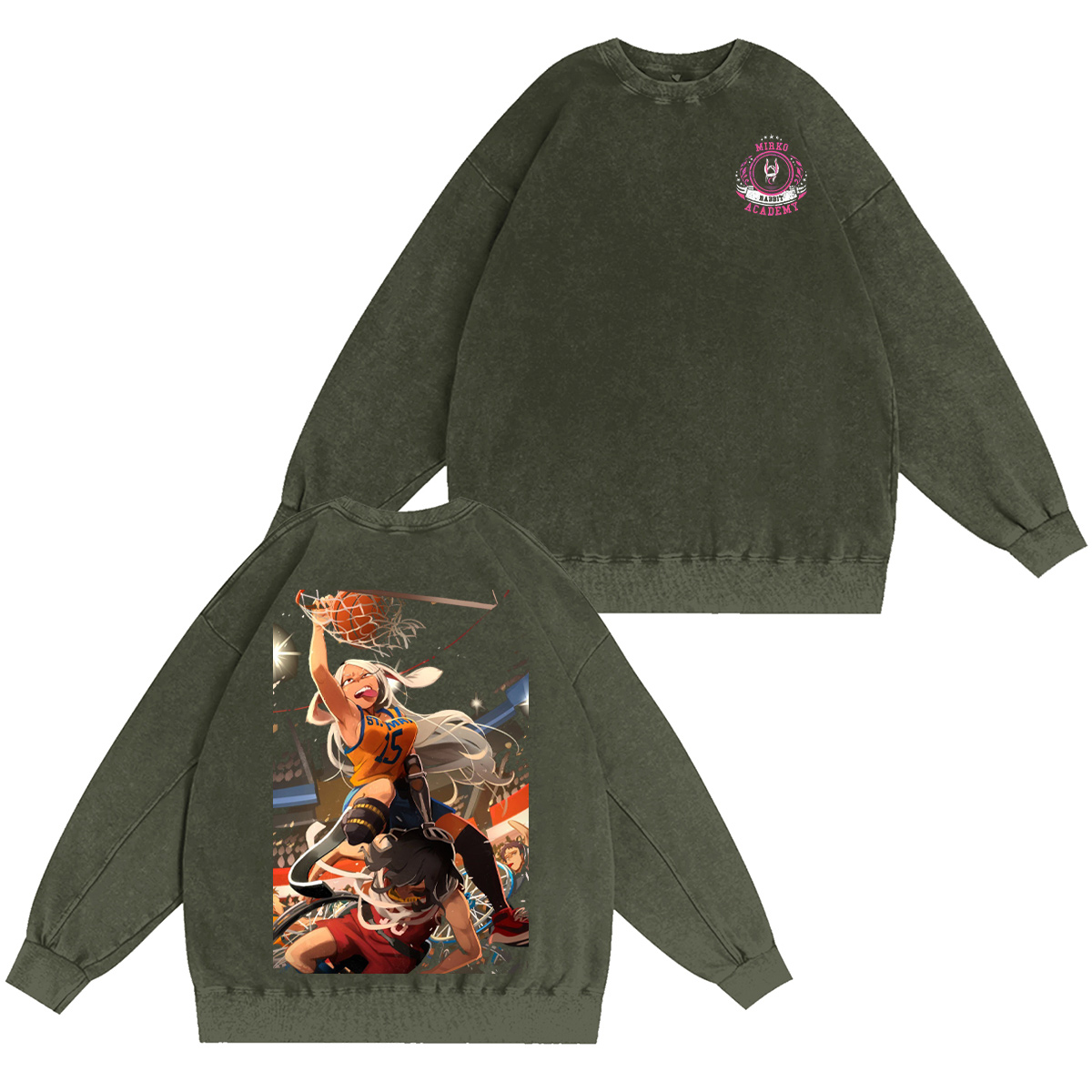 My Hero Academia Vintage Washed T-shirt/Crewneck/Hoodie