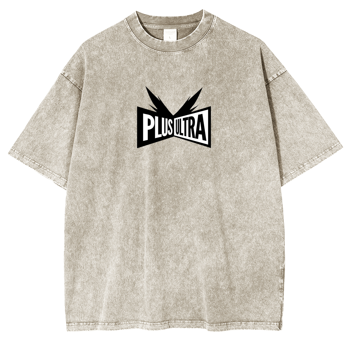 My Hero Academia Double Print Oversize Anime Manga Acid Washed Cotton T-ShirtDouble Print Oversize Anime Manga Acid Washed Cotton T-Shirt