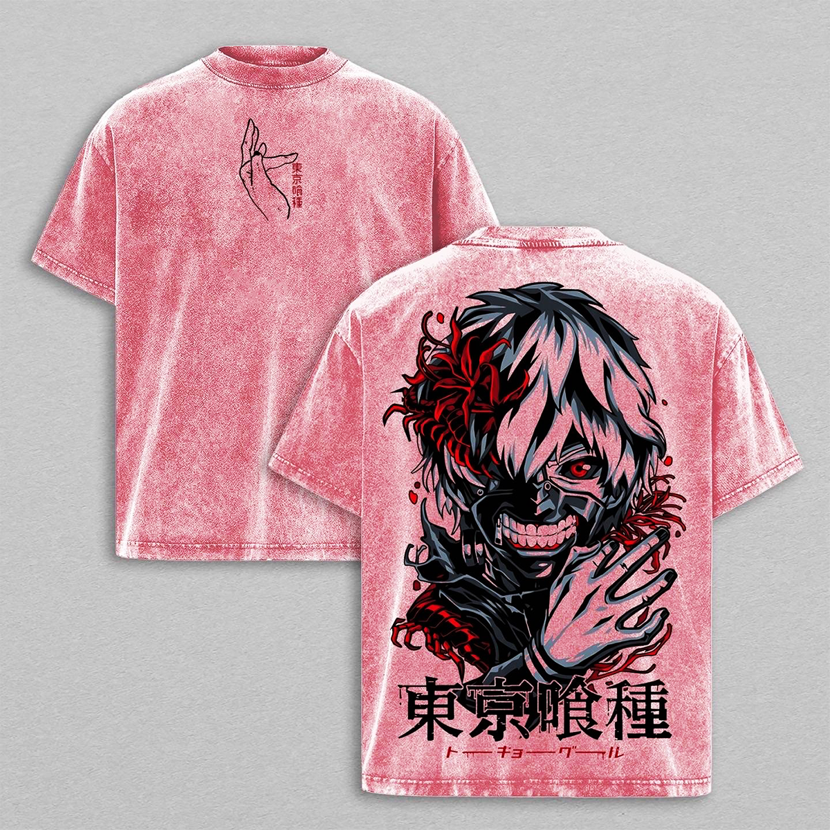 Tokyo Ghoul Kaneki Washed T-shirt/Crewneck/Hoodie