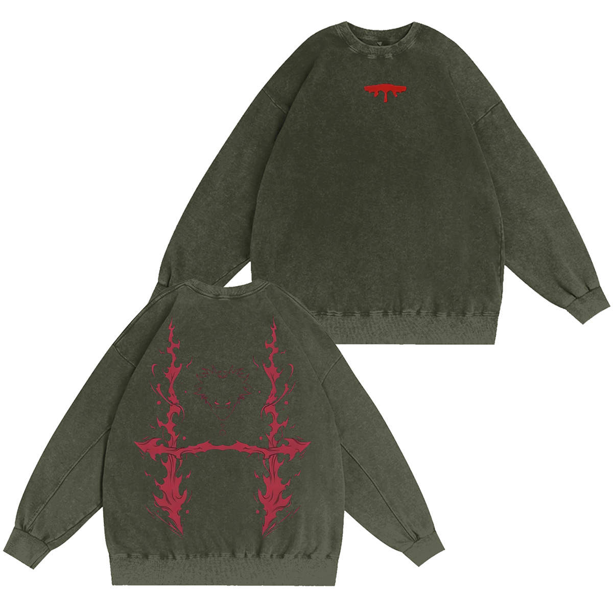 Jujutsu Kaisen Vintage Washed T-shirt/Crewneck/Hoodie
