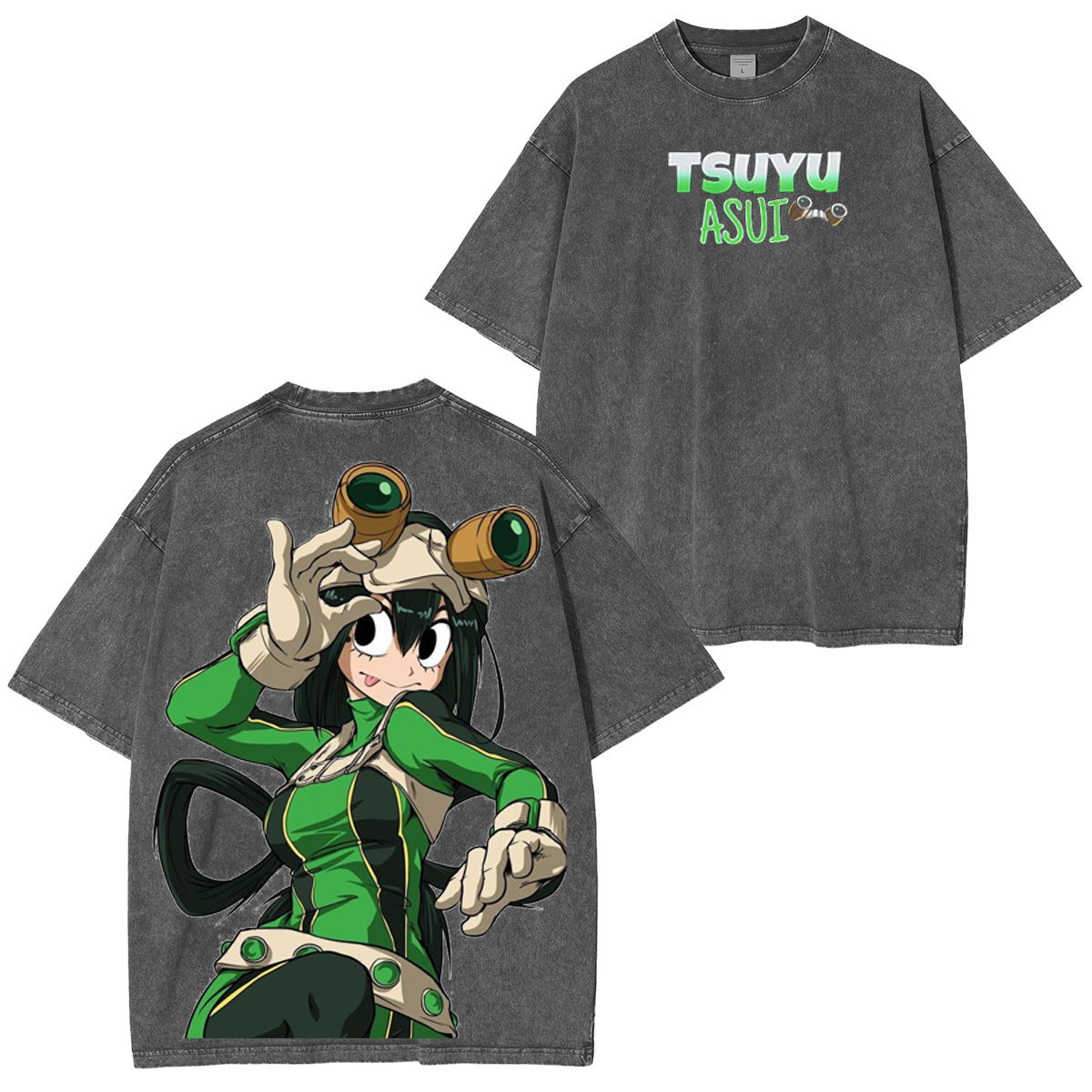 Tsuyu Asui My Hero Academia Vintage Washed T-shirt/Crewneck/Hoodie