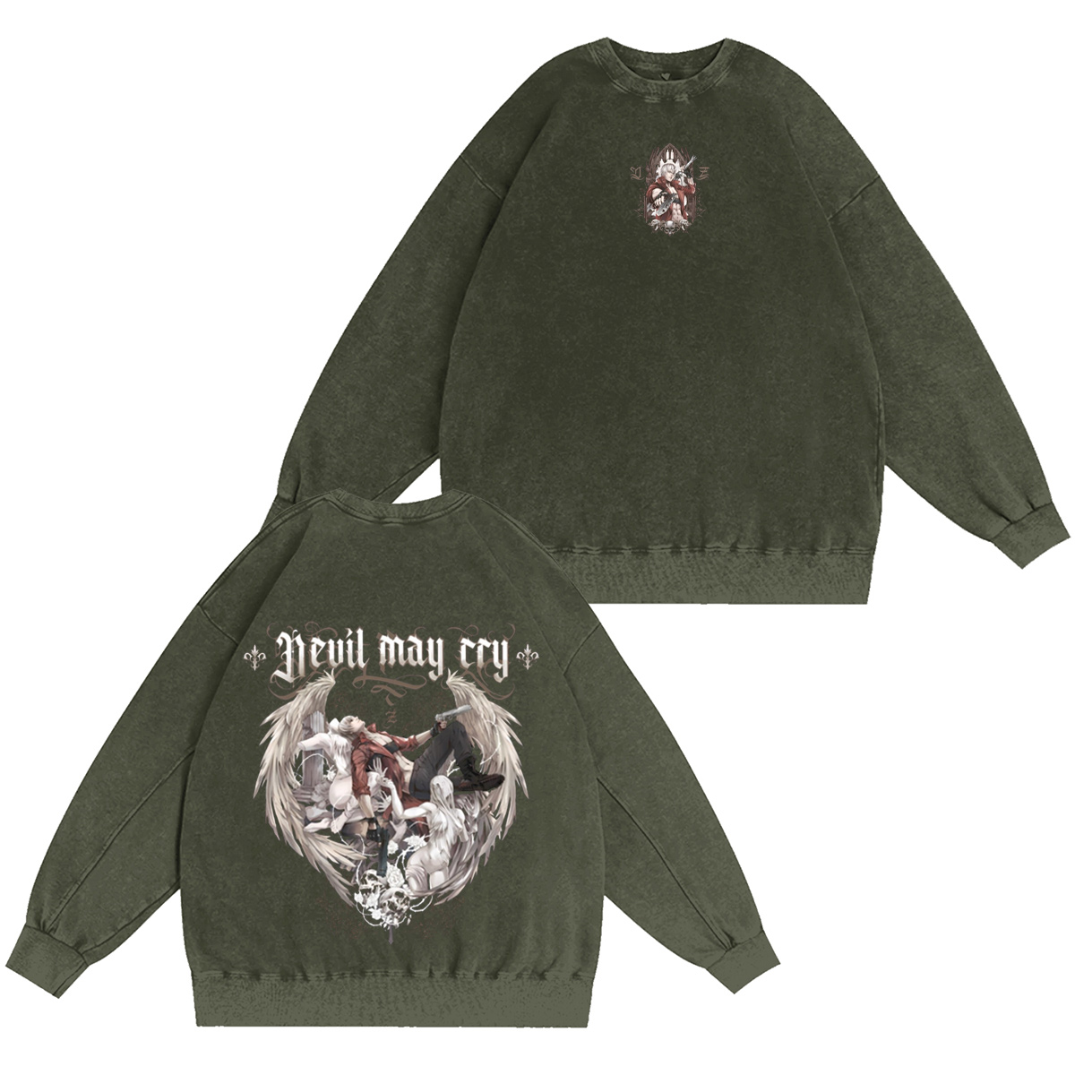 Devil May Cry Vintage Washed T-shirt/Crewneck/Hoodie