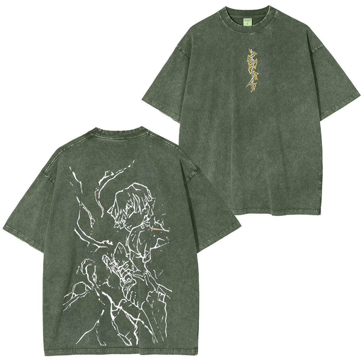 Akaza,Demon Slayer Vintage Tee