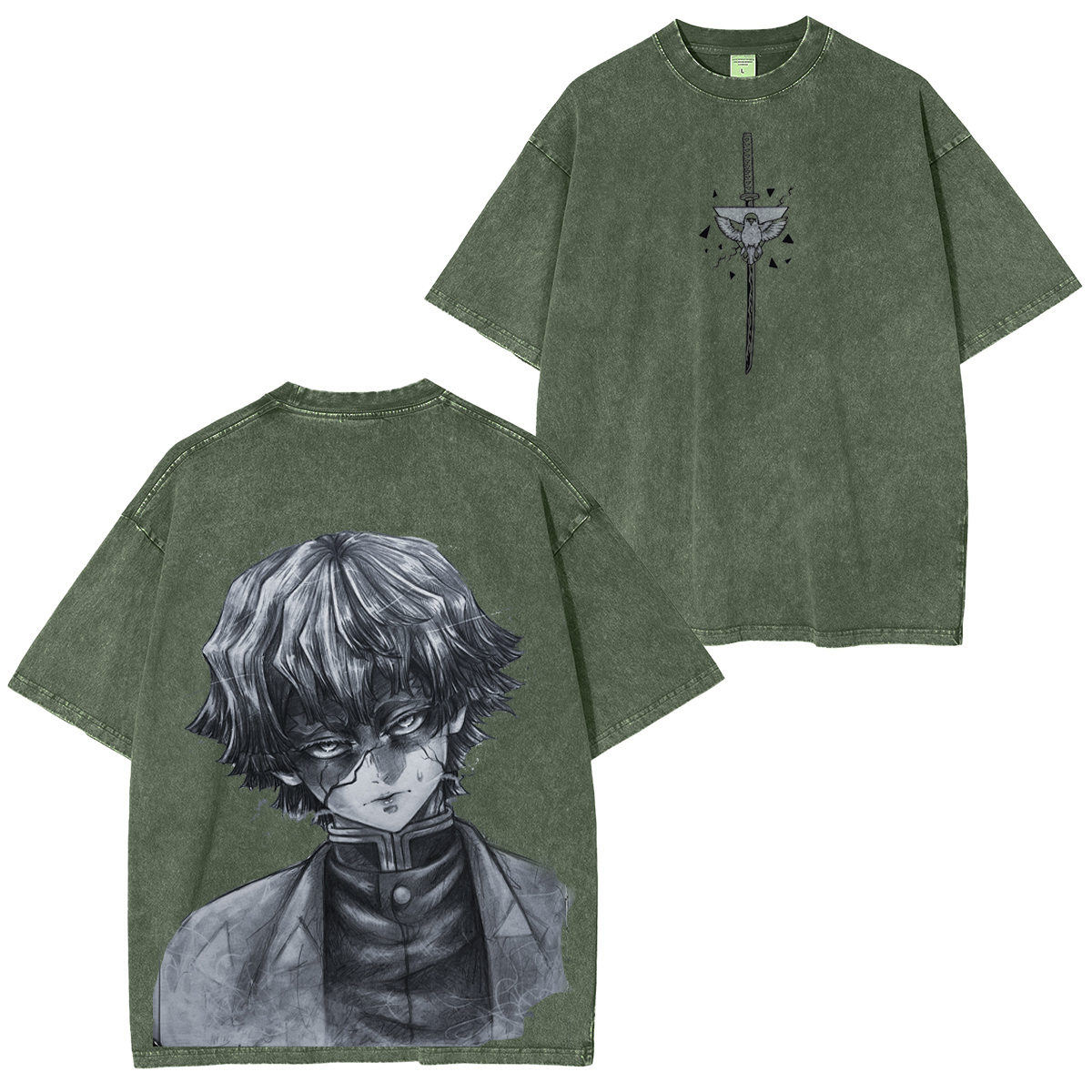 Jujutsu Kaisen :Ryomen Sukuna Vintage washed T-shirt/Crewneck/Hoodie