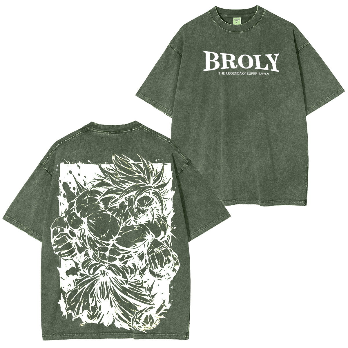 DRAGON BALL： Broli Vintage washed T-shirt/Crewneck/Hoodie