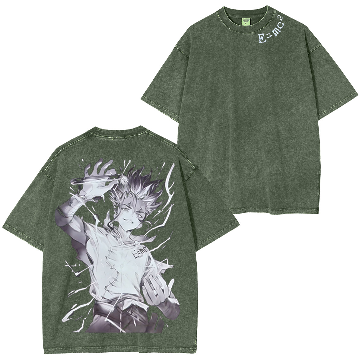 Senku Ishigami Dr. Stone Washed T-shirt/Crewneck/Hoodie