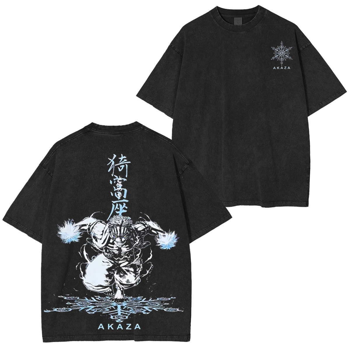Akaza Demon Slayer Washed T-shirt/Crewneck/Hoodie