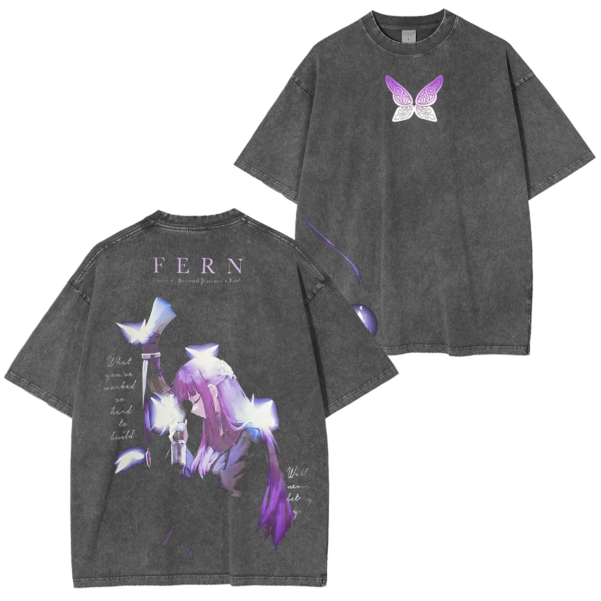 Frieren: Beyond Journey’s End Washed T-shirt/Crewneck/Hoodie