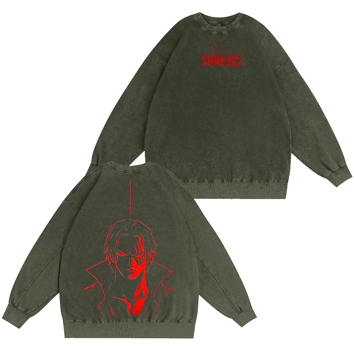 One Piece Washed T-shirt/Crewneck/Hoodie