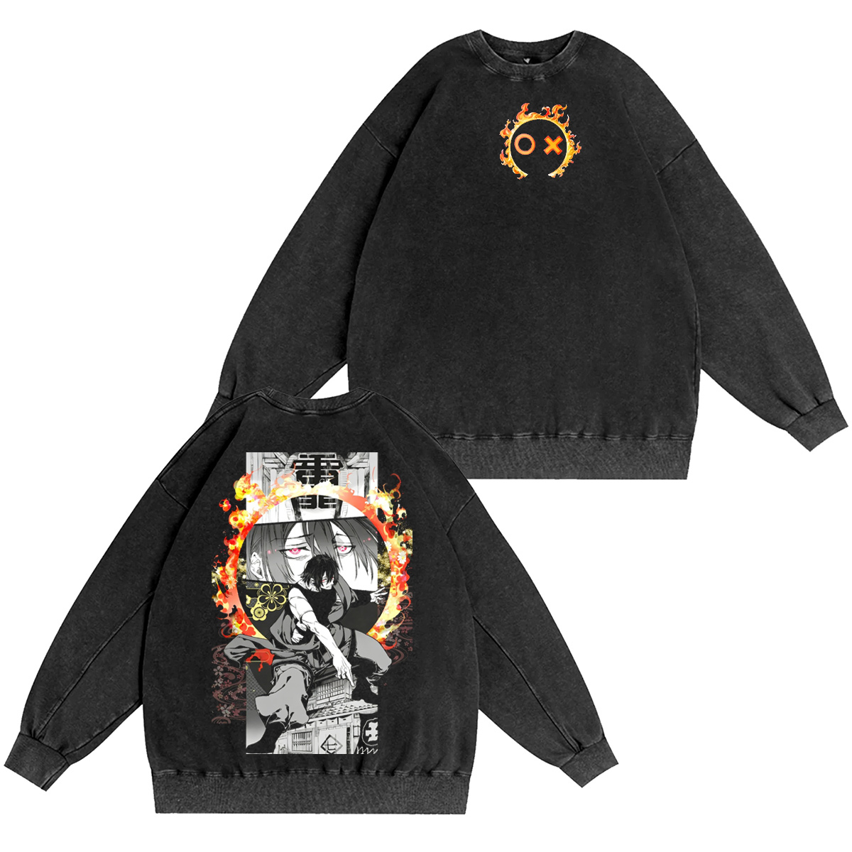 Shinra Kusakabe Fire Force Washed T-shirt/Crewneck/Hoodie