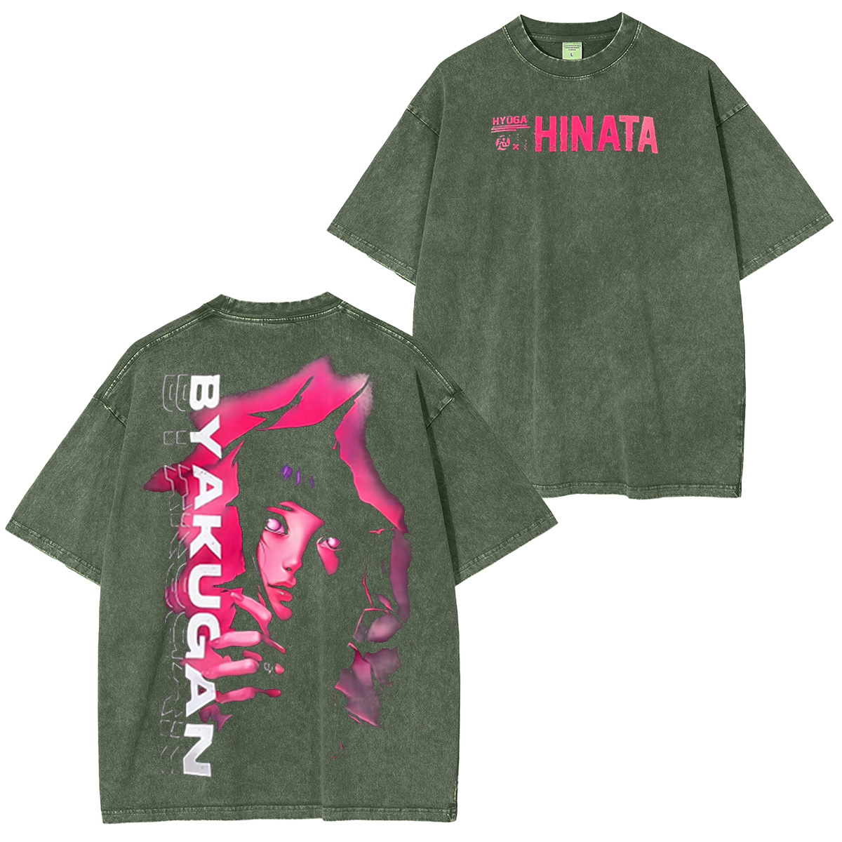 Hinata Hyuga Naruto Washed T-shirt/Crewneck/Hoodie