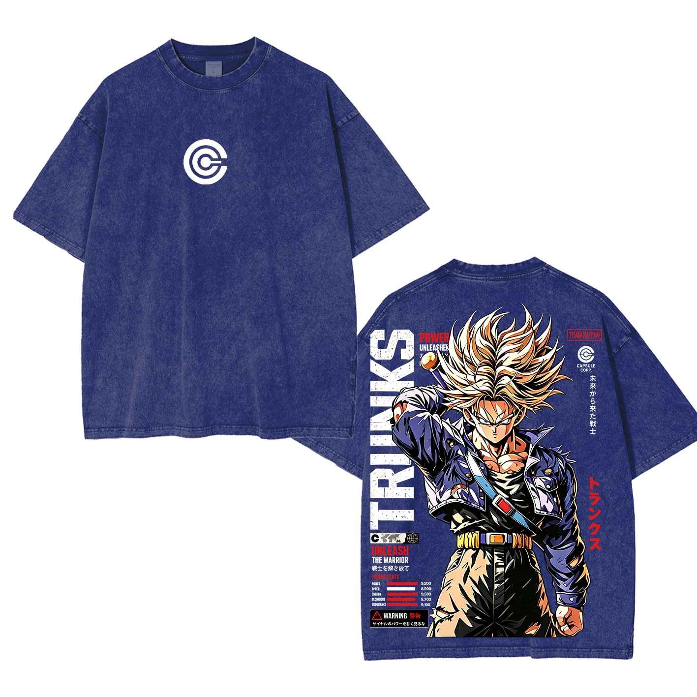 Future Trunks Vintage Unisex  Washed T-Shirt