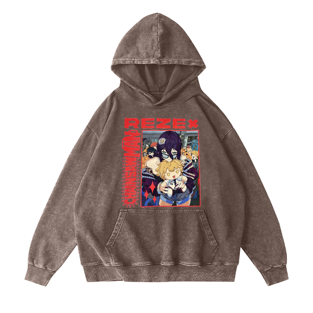 Chainsaw Man Vintage Washed T-shirt/Crewneck/Hoodie