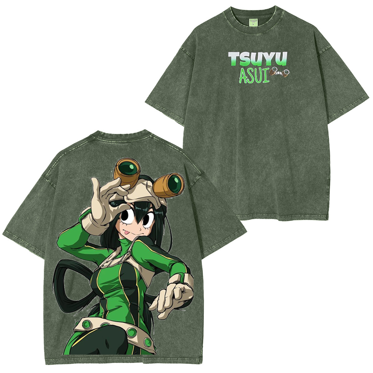 Tsuyu Asui My Hero Academia Vintage Washed T-shirt/Crewneck/Hoodie