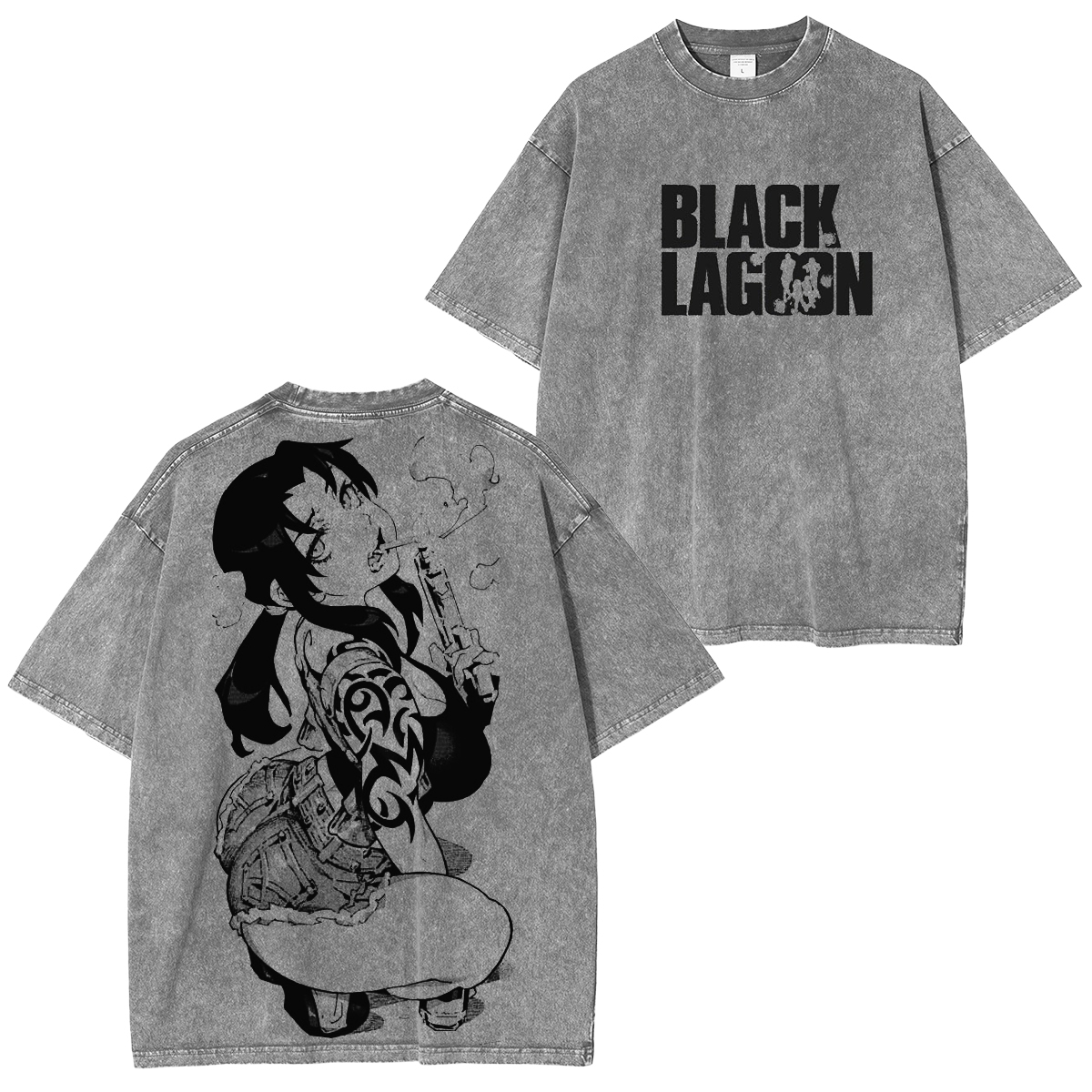 [Copy]Akaza,Demon Slayer Vintage Tee