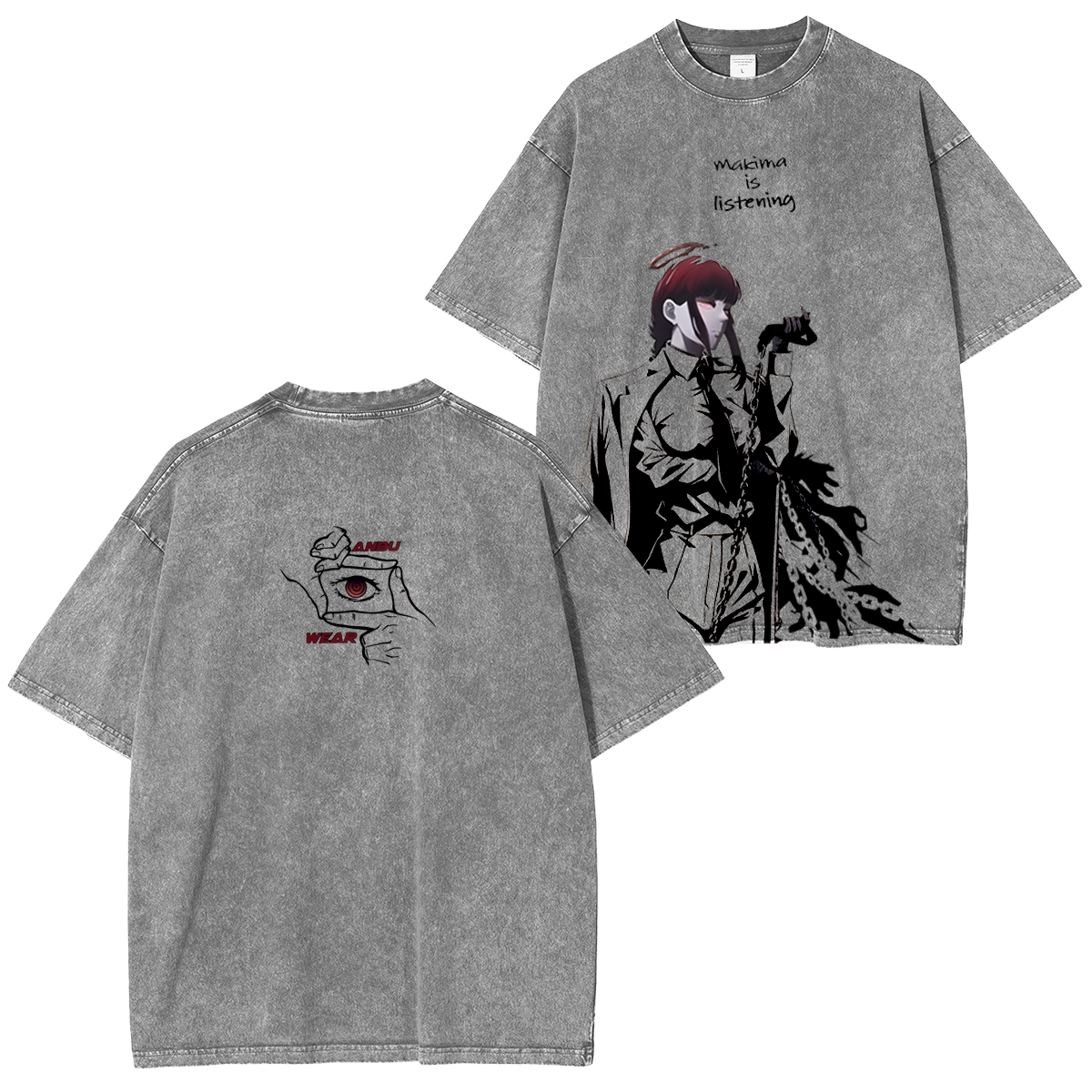 Chainsaw Man on Makima Portrait T-Shirt