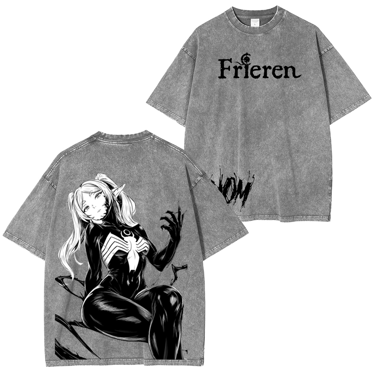 Frieren: Beyond Journey's End  Vintage washed T-shirt/Crewneck/Hoodie