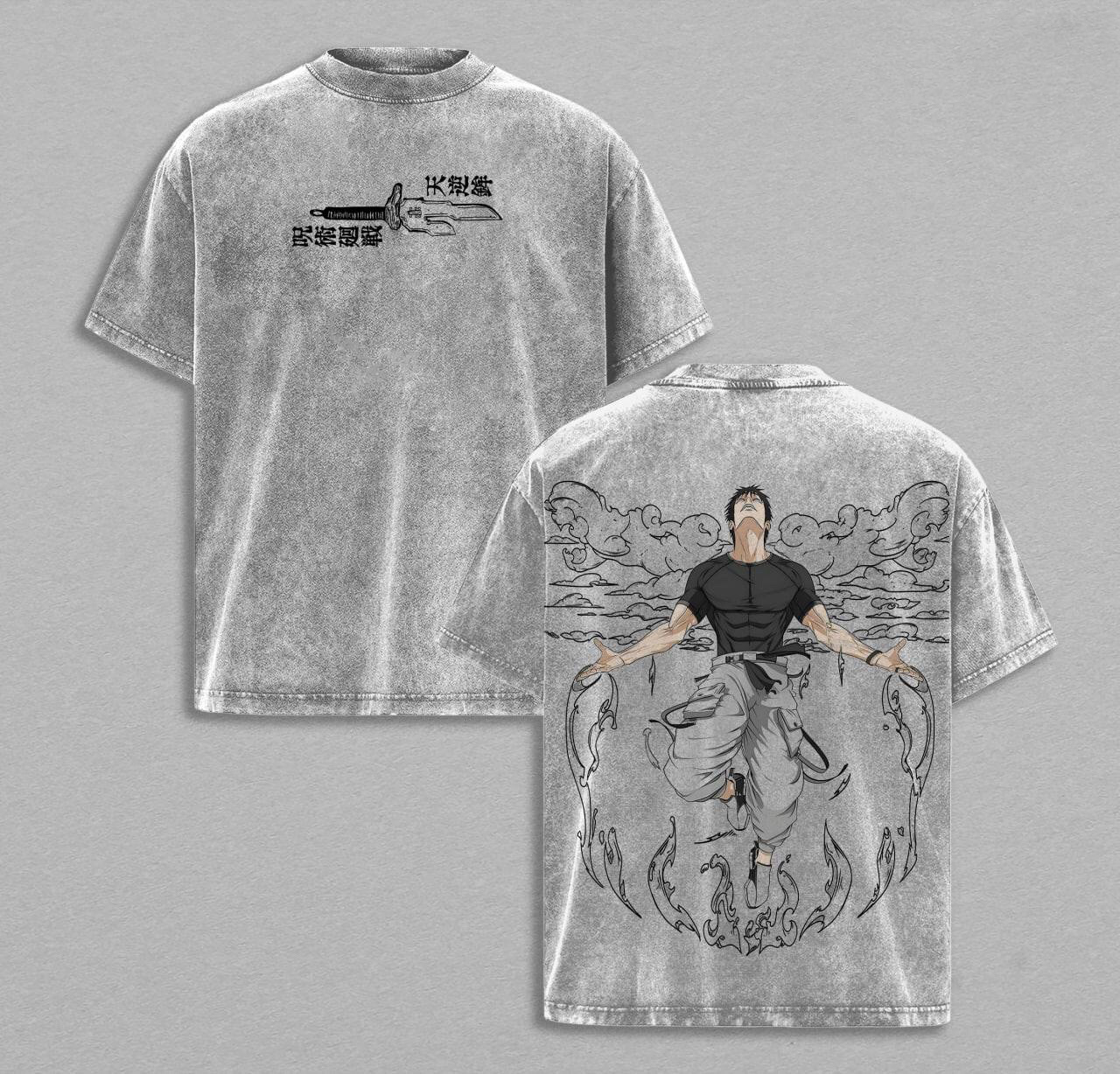 Toji Fushiguro Jujutsu Kaisen Vintage Washed T-shirt/Crewneck/Hoodie