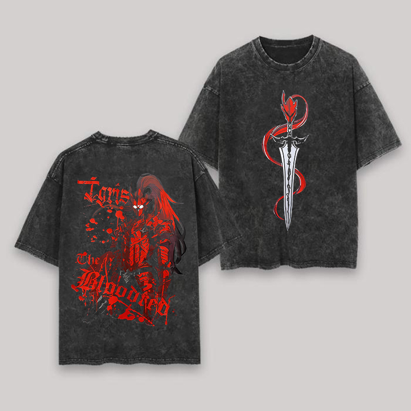 Sung Jin Woo Solo Leveling Printed Unisex Washed T-Shirt
