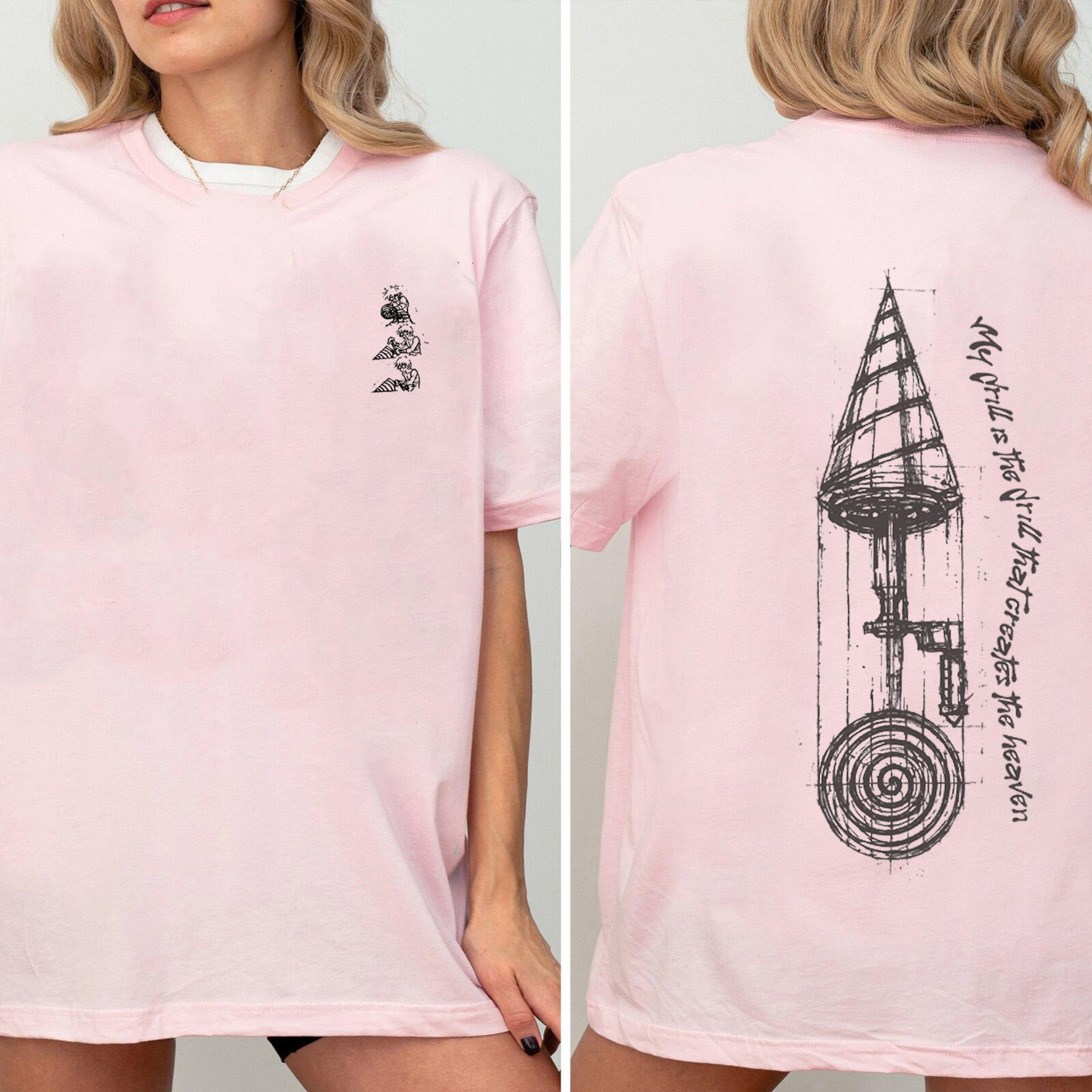 Gurren Lagann Simon & Kamina Vintage Washed T-shirt/Crewneck/Hoodie