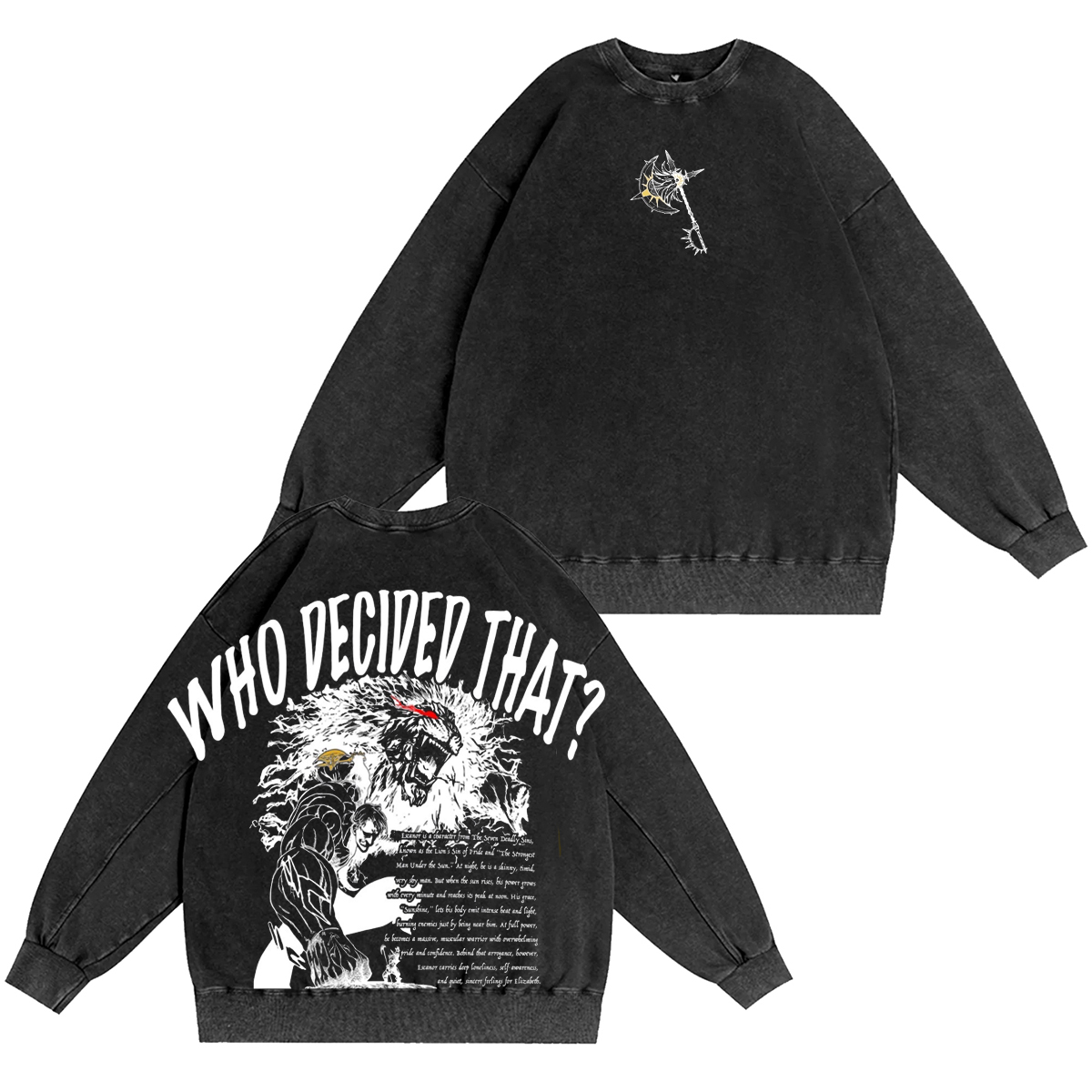 My Hero Academia Vintage washed T-shirt/Crewneck/Hoodie