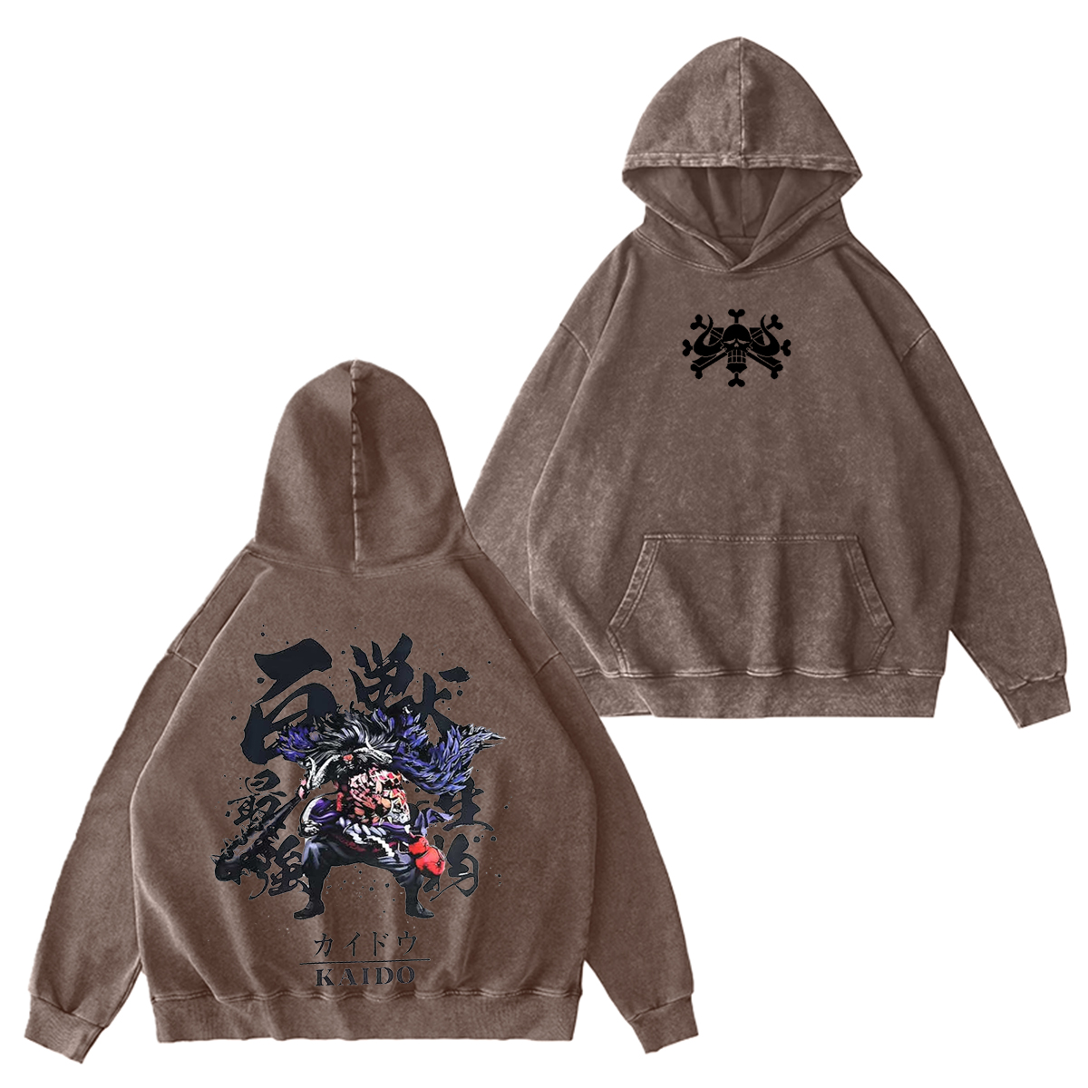 Kaido - One Piece Vintage washed T-shirt/Crewneck/Hoodie