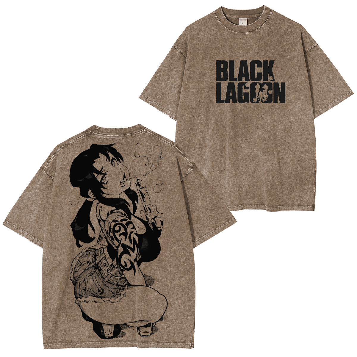 [Copy]Akaza,Demon Slayer Vintage Tee