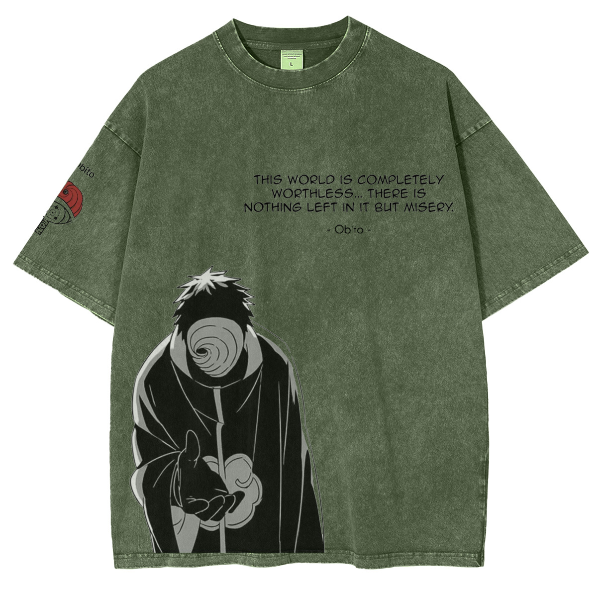 Naruto:Madara Uchiha Vintage Tee