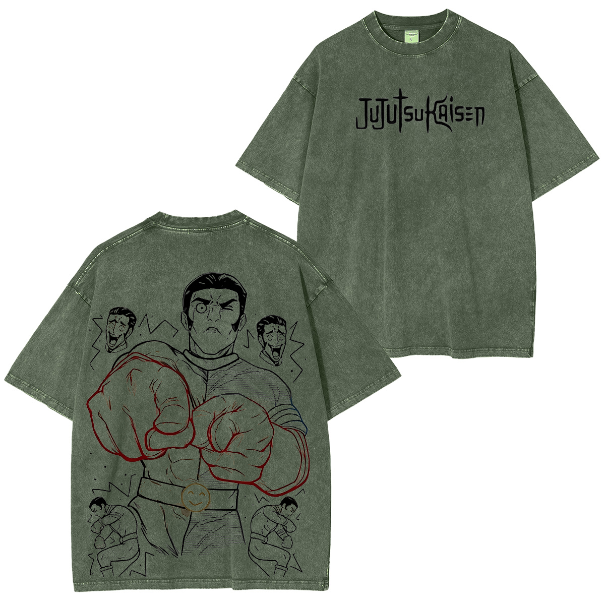 Jujutsu Kaisen Fumihiko Takaba Vintage washed T-shirt