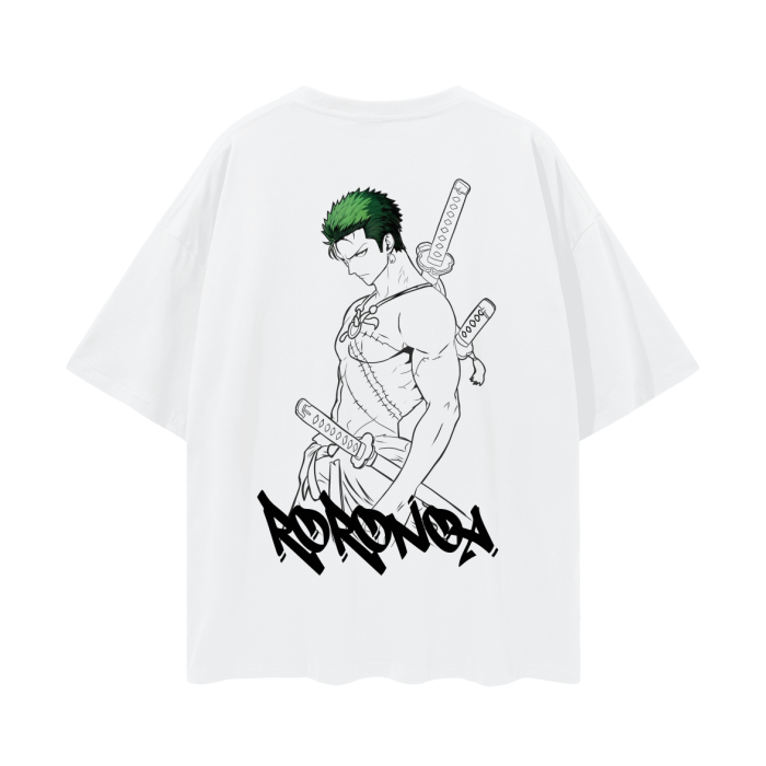 Pirate Hunter Graffiti Streetwear Shirt White