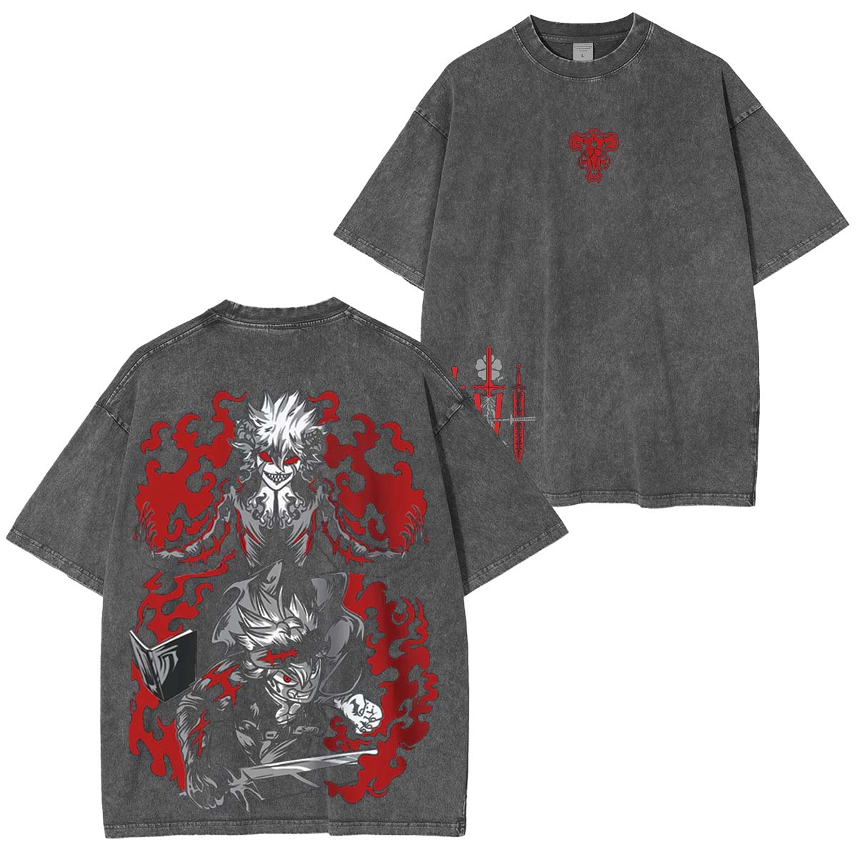 Asta Black Clover Oversized T-Shirt