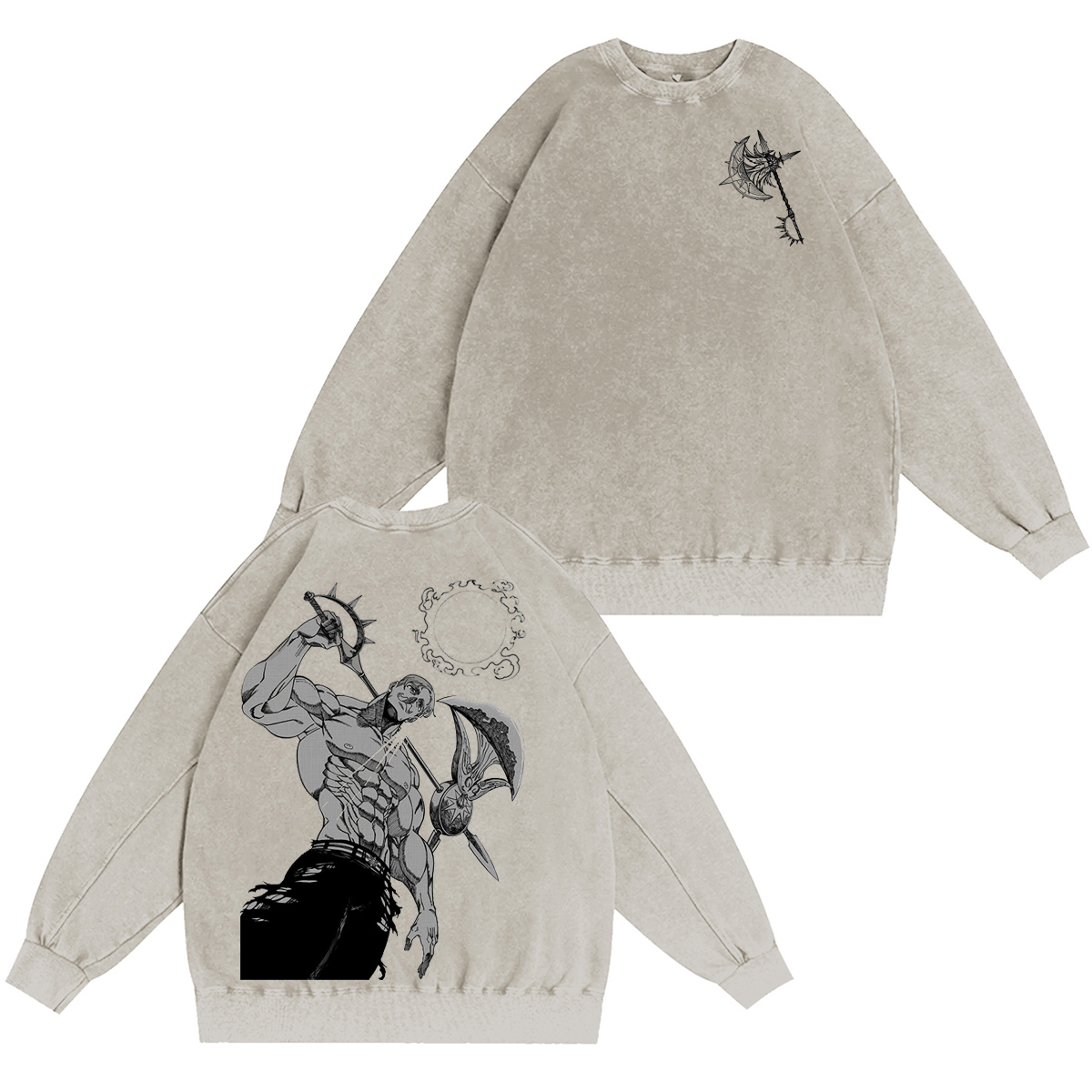 The Seven Deadly Sins Vintage washed T-shirt/Crewneck/Hoodie