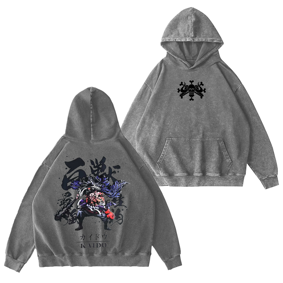 Kaido - One Piece Vintage washed T-shirt/Crewneck/Hoodie