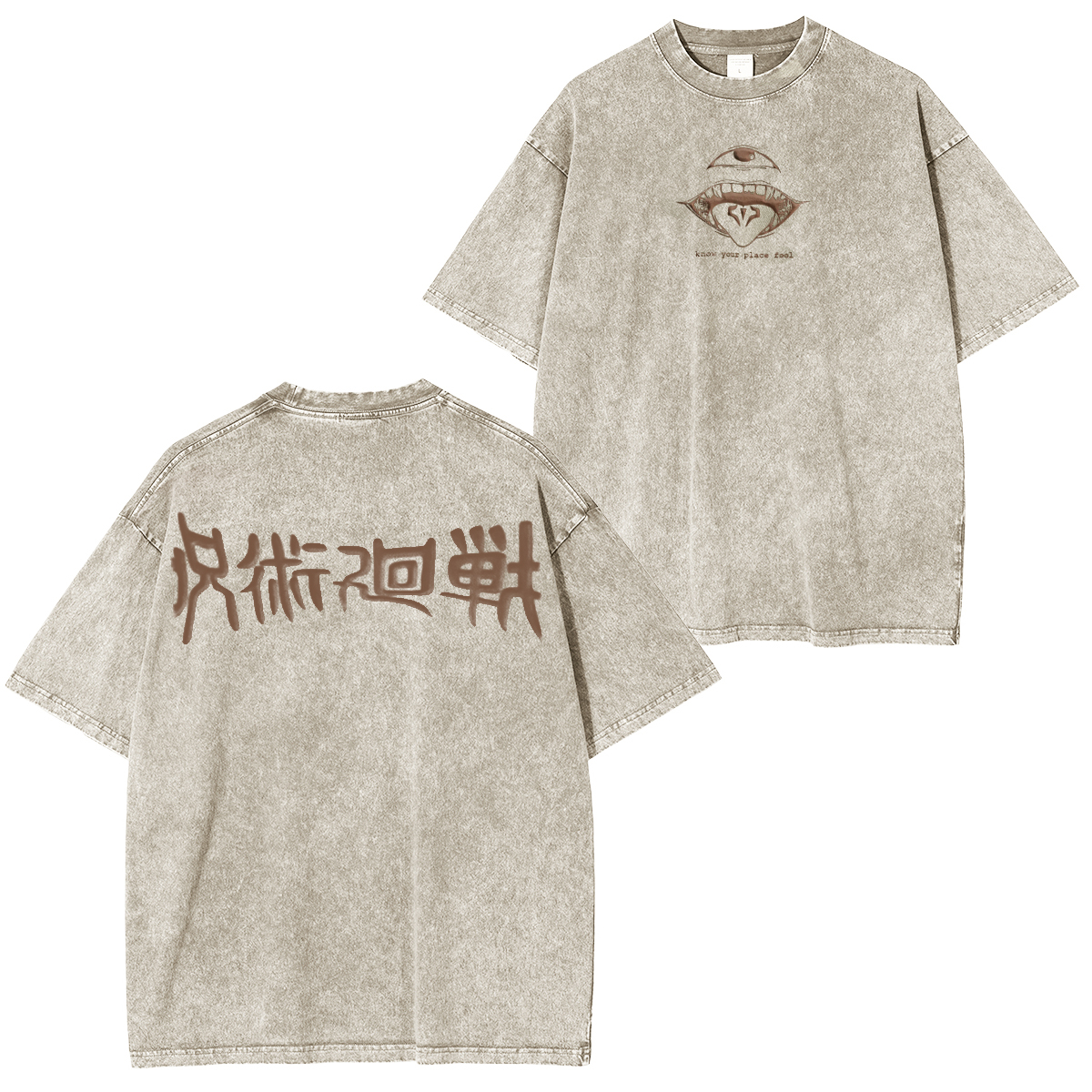 Jujutsu Kaisen :Ryomen Sukuna Vintage washed T-shirt/Crewneck/Hoodie