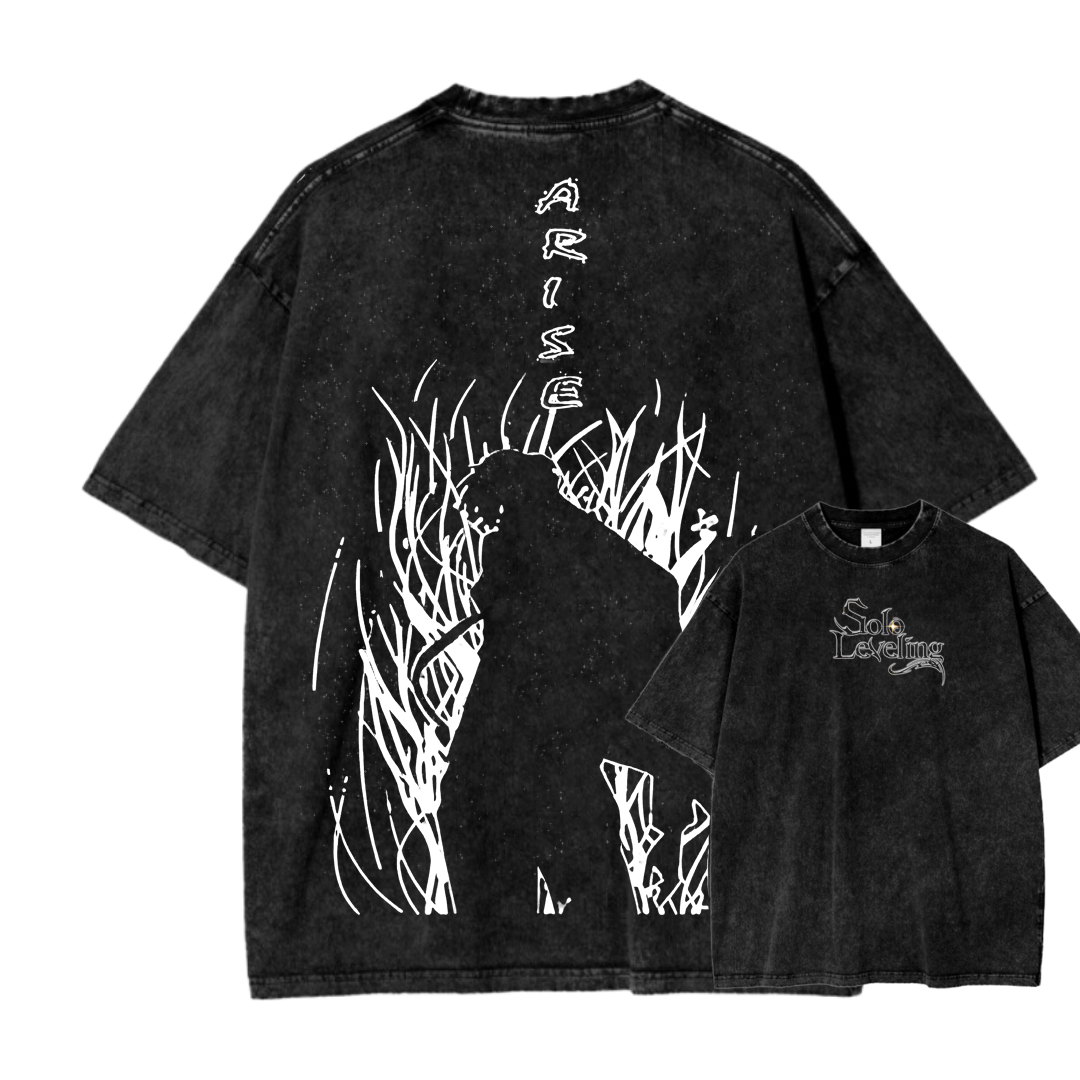 solo leveling Unisex Fit Washed T-Shirt 2502007607
