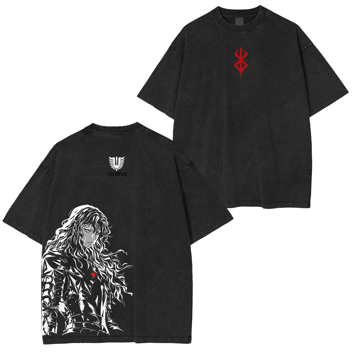  Berserk  Vintage washed T-shirt/Crewneck/Hoodie