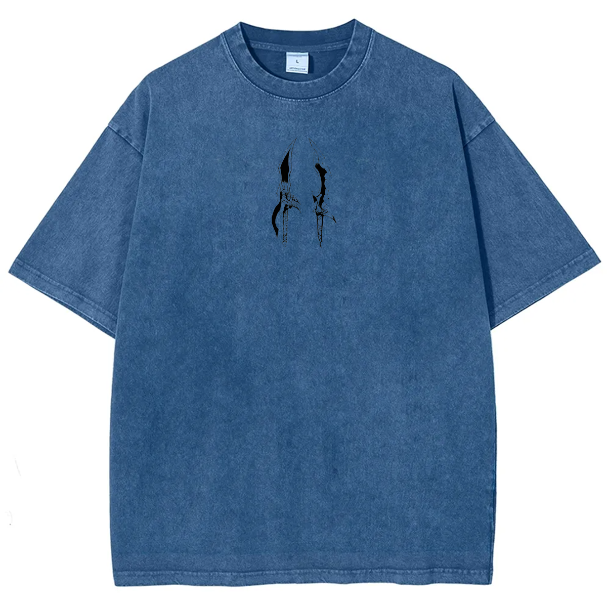 Retro Limited Sung Jin Woo Solo Leveling anime Washed Cotton T-shirt