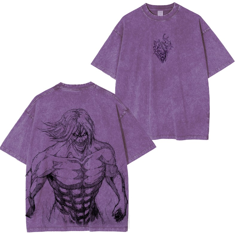 Attack on Titan Vintage Washed Unisex T-Shirt