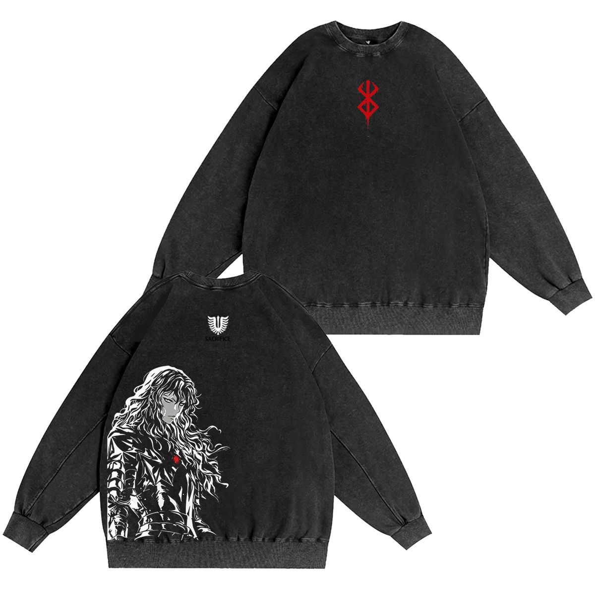  Berserk  Vintage washed T-shirt/Crewneck/Hoodie