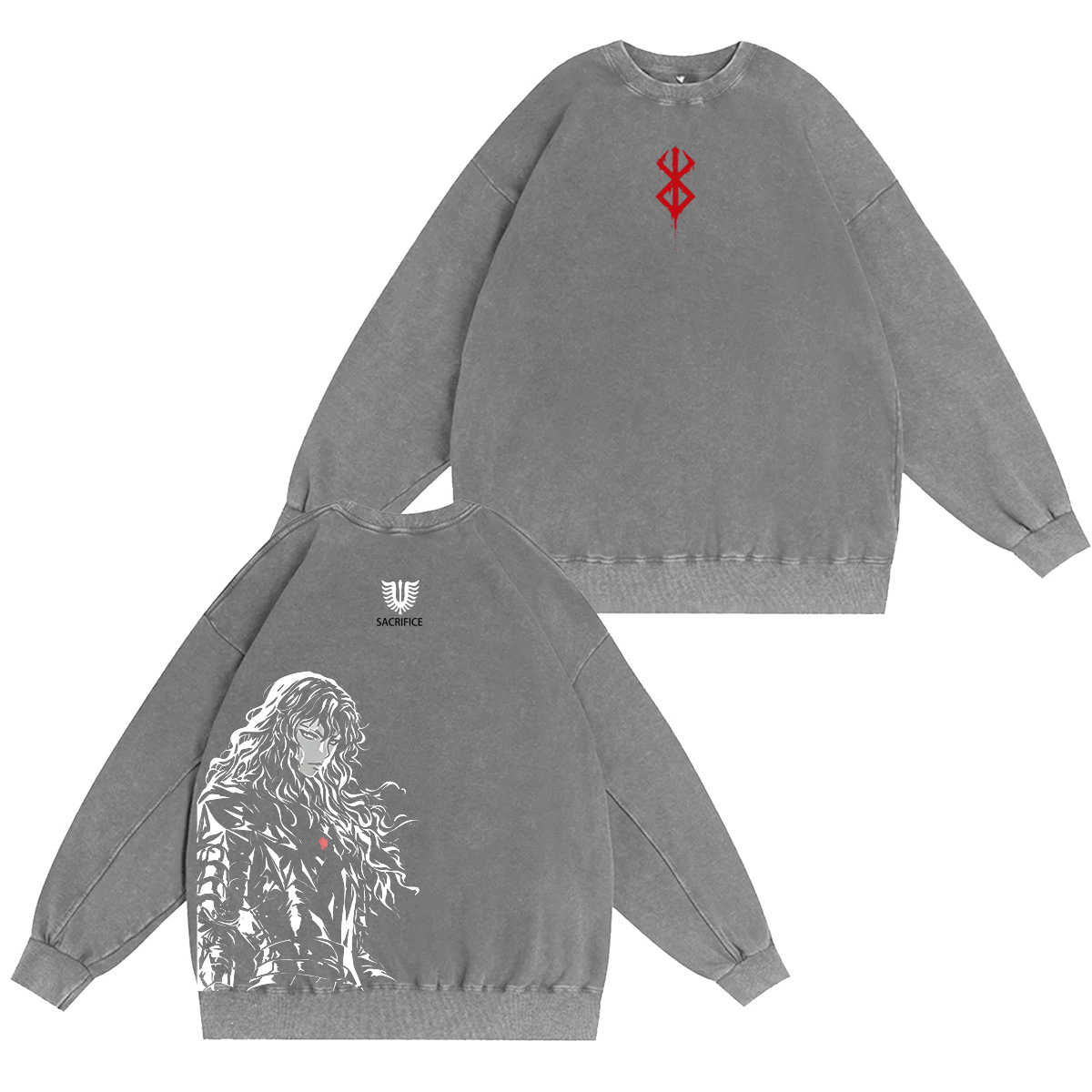  Berserk  Vintage washed T-shirt/Crewneck/Hoodie