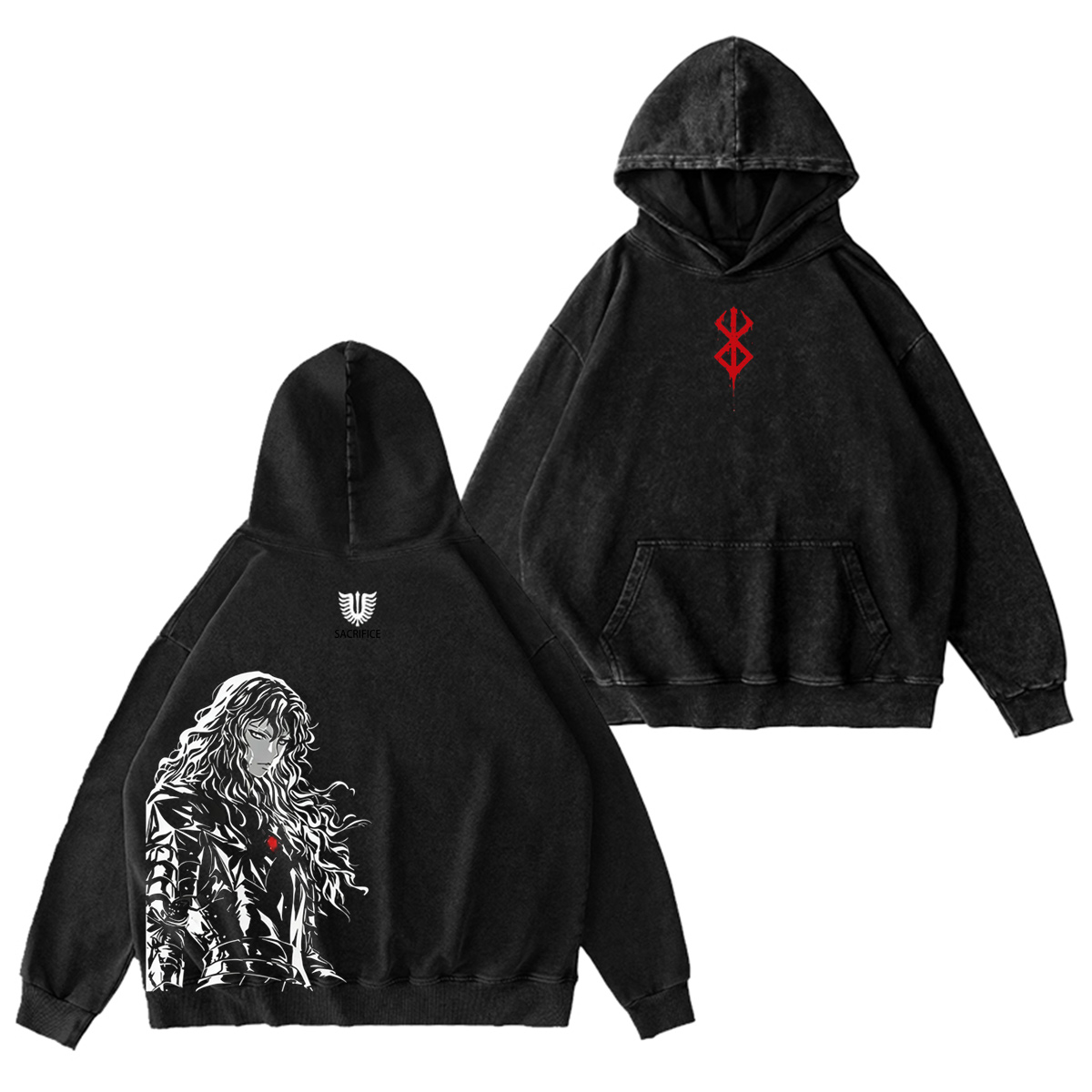  Berserk  Vintage washed T-shirt/Crewneck/Hoodie